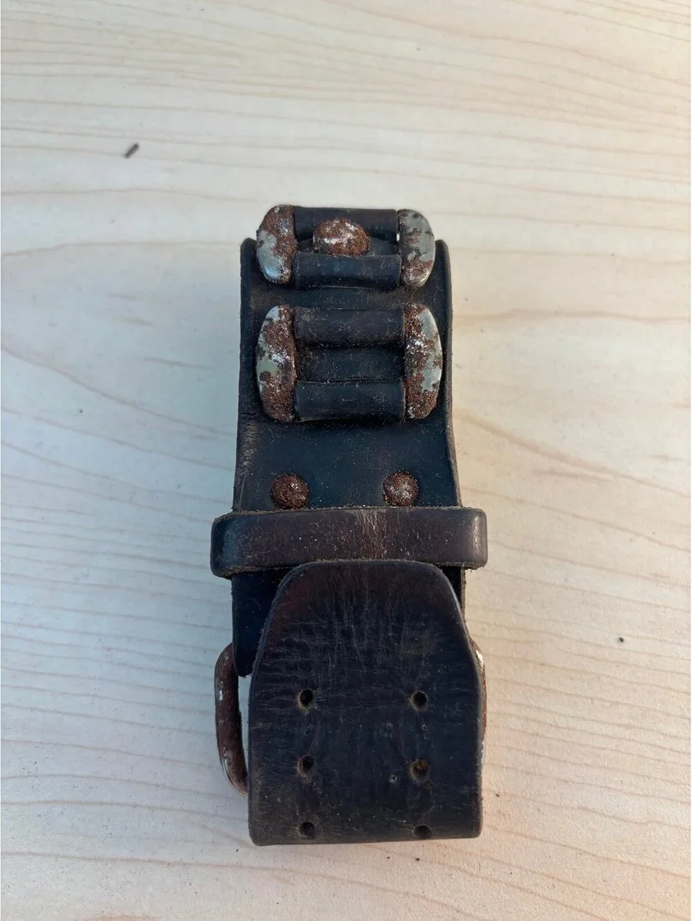Vintage Muhammad Ali watch - thick leather band